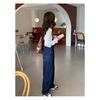 2026 New Fashionable Women's Loose Straight-Leg Denim Overalls Casual Suspender Pants