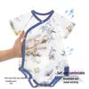 Bpeiptaishi Baby Short-Sleeve Summer Cotton Romper