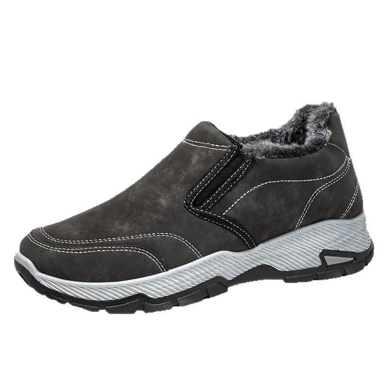 Winter warm men's shoes casual shoes are not easy to fall, large size cotton shoes are piled and thickened, and the inside is comfortable.