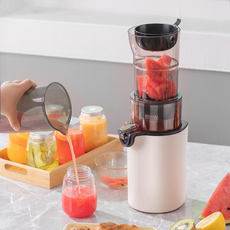 220V Spremiagrumi Elettrico Lento Domestico Automatico Grande Calibro Spremiagrumi Originale Separazione Succo Residui Spremiagrumi Frutta