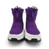 Amozi Snow Ski Long and Boa Winter Size KB9908 Kids' Boots, Snowshoes, Boots, Boots, Girls' Boys', Fabric, Warmth, Purple, 17.0cm,