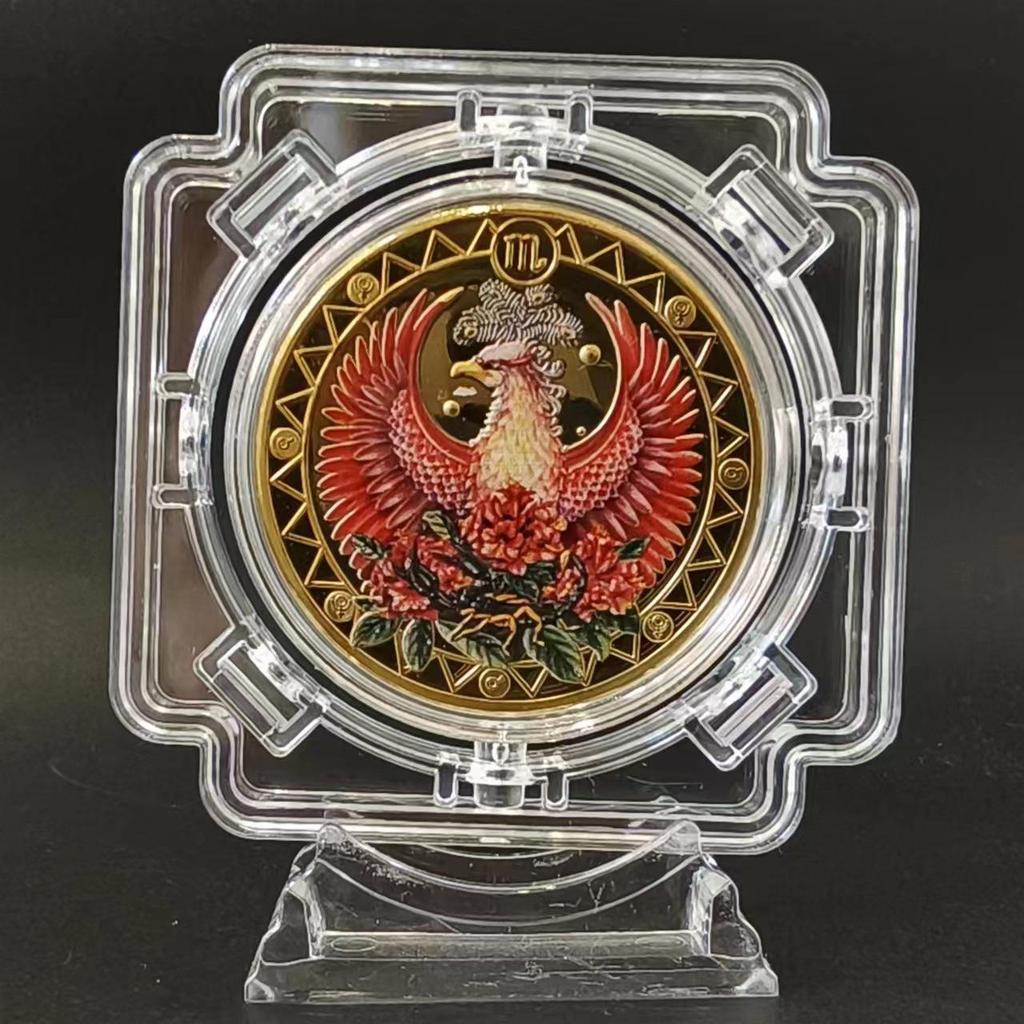 Gold-Plated Scorpio, Gemini, and Libra Zodiac Medallion Set