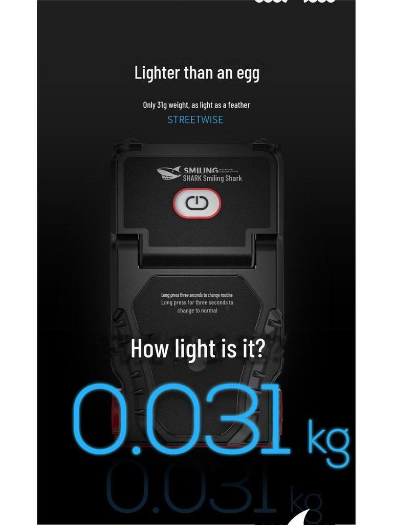 Ultra-Light Rechargeable Cap Clip Headlight for Night Fishing