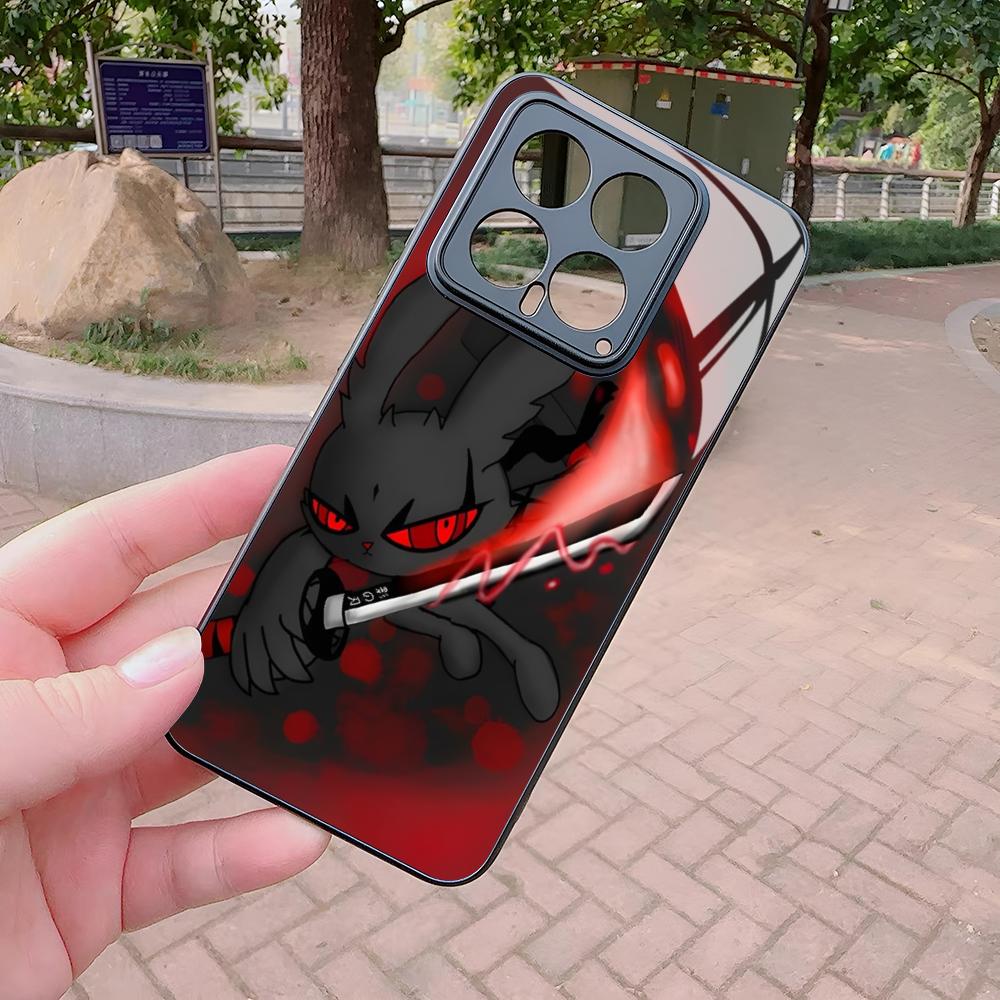 

Чехол для телефона Кровавый Кролик для Xiaomi Redmi Note 14 13 12 14c 13c 13x A5 A3 A2 Pro plus стеклянная крышка Redmi A2