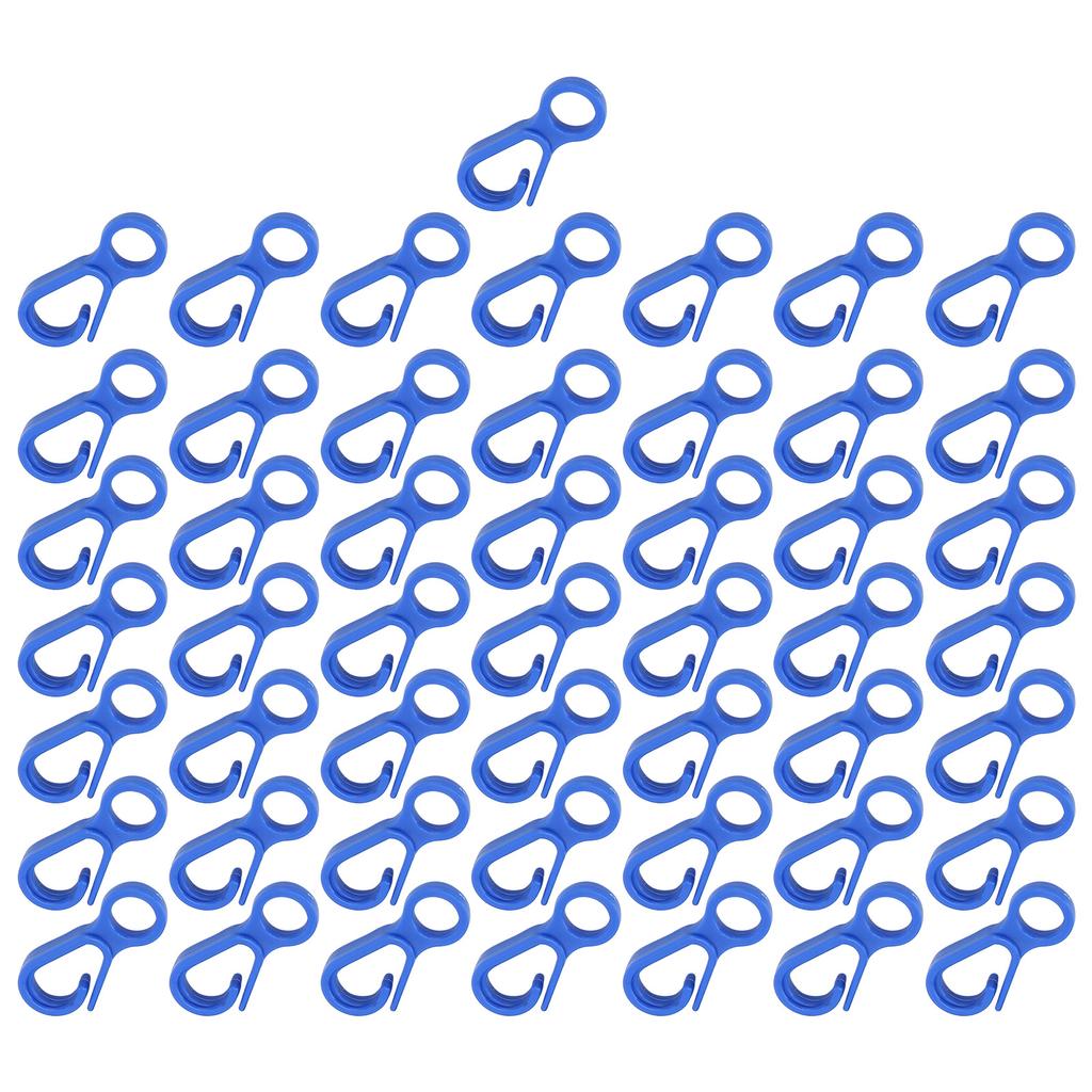 50 ks Sponky s humří karabinkou Tvrdý plast Roztomilé Karabinky na šňůrku pro DIY Hračky Kroužky na klíče