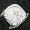 CLASSIC SEIKO 5 AUTOMATIC MENS 6309A JAPAN ARABIC WHITE DIAL WATCH a417096-2