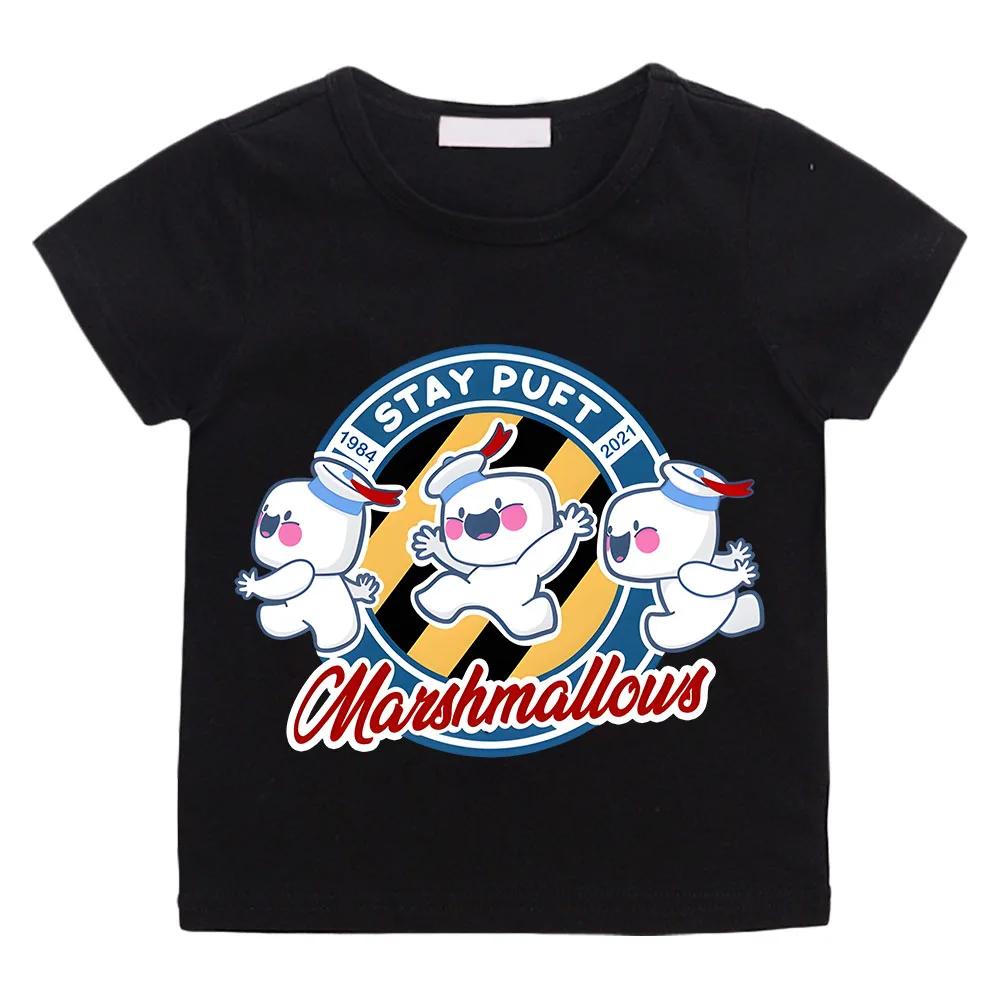 Ghostbusters Childrens Tshirt Print T Shirt for Kids 100 Cottton Short Sleeve GirlsBoys Clothes Cute Summer Tops Tee Cartoon