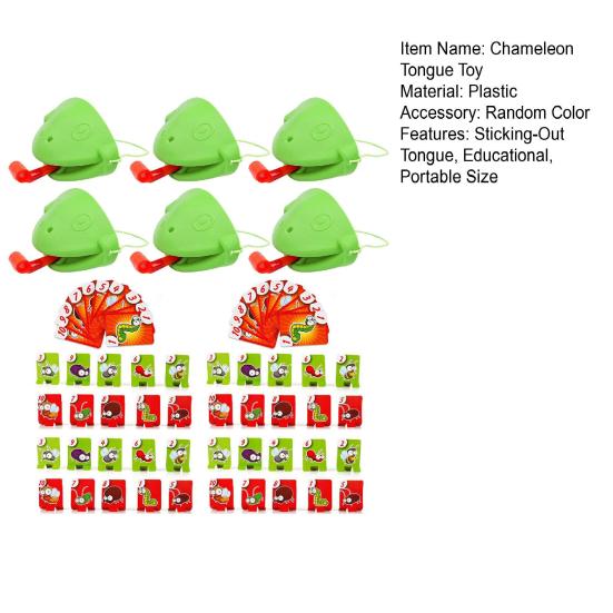 1 Zestaw Gra Plucie Językiem Kameleona Gra dla 6 Graczy Wieczór Gier Impreza Rodzinna Interaktywna Gra Planszowa Żaba z Wystawianym Językiem Zabawka Edukacyjna