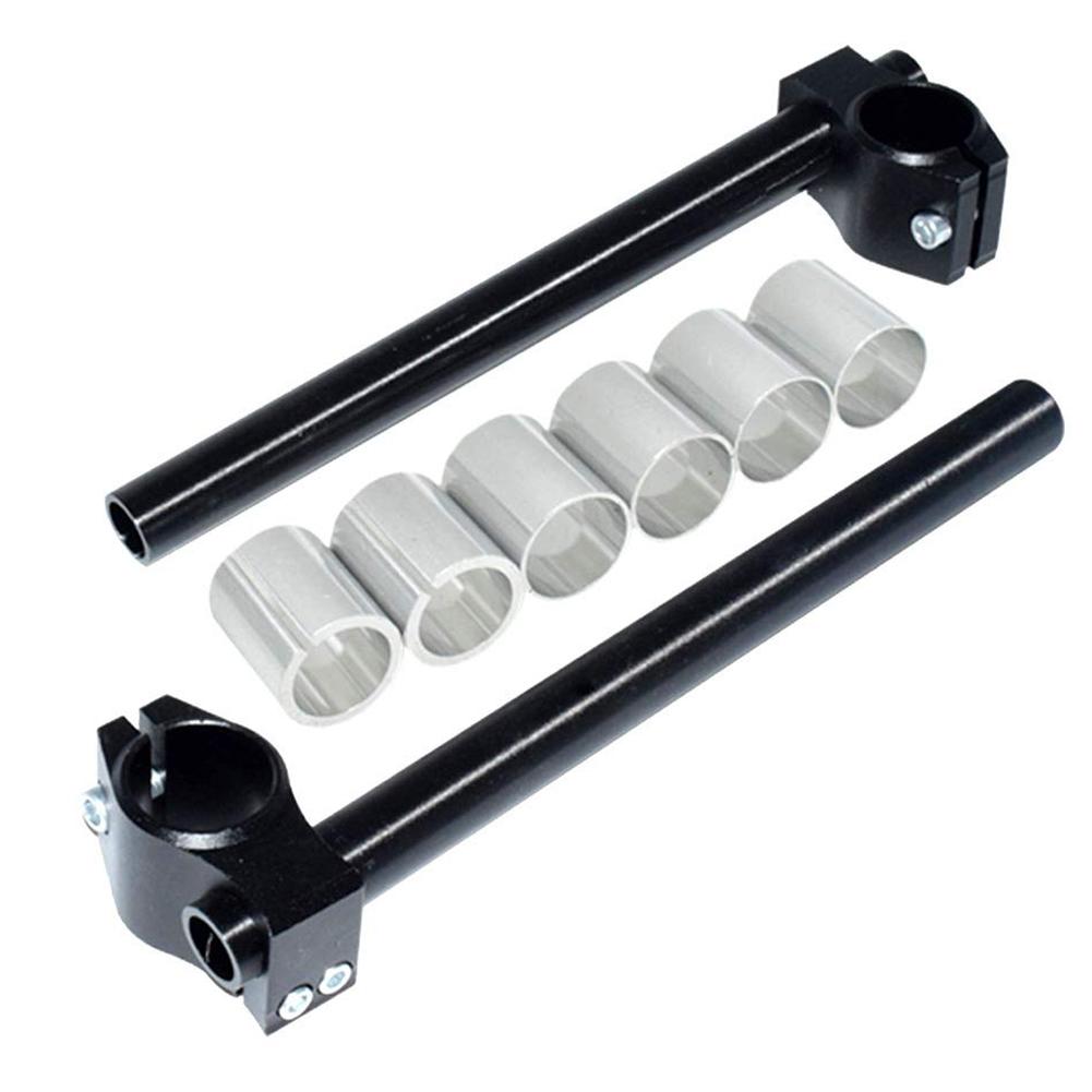 2pcs Universal Racing Adjustable CNC 26MM 30MM 31MM  Clip On Ons Fork Handlebars Handle Bar for Cafe Racer Motorcycle