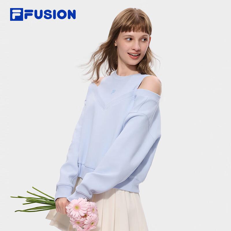 Женский вязаный пуловер-свитшот FILA FUSION с открытыми плечами M