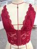European & American Sexy Lace Front Buckle Sheer Camisole