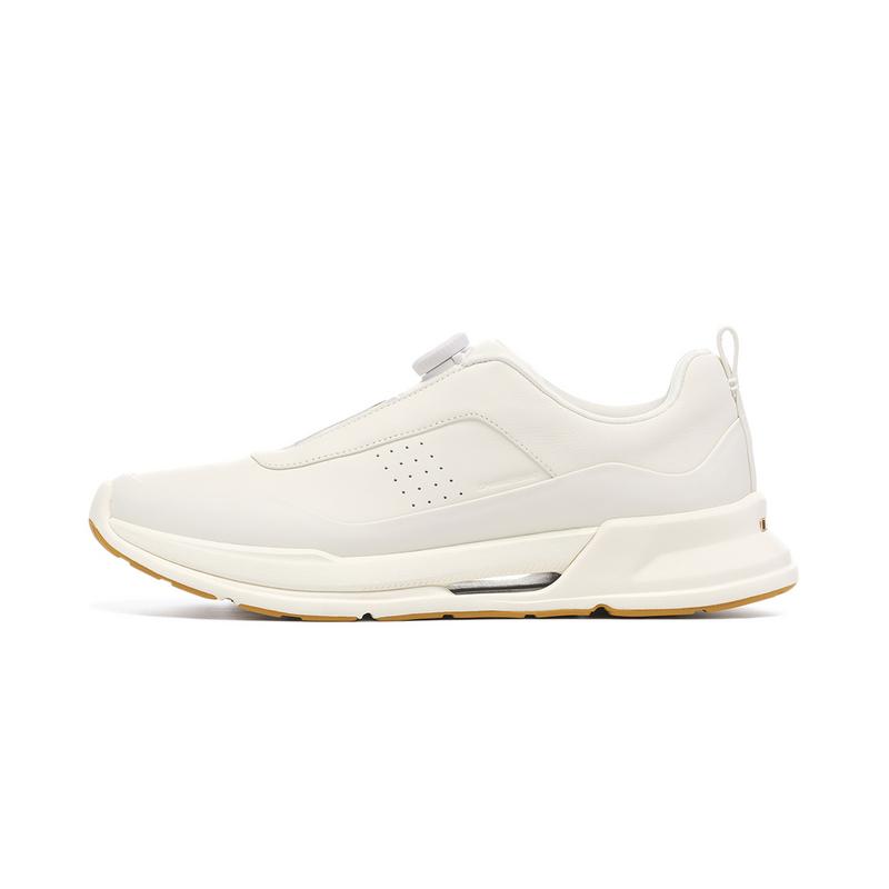 

Li-Ning 1990 Duxing Lightweight High Resilience Shock Absorption Wear-Resistant Low-Top Running Shoes Men sneaker Off-White ALLU001-2 43