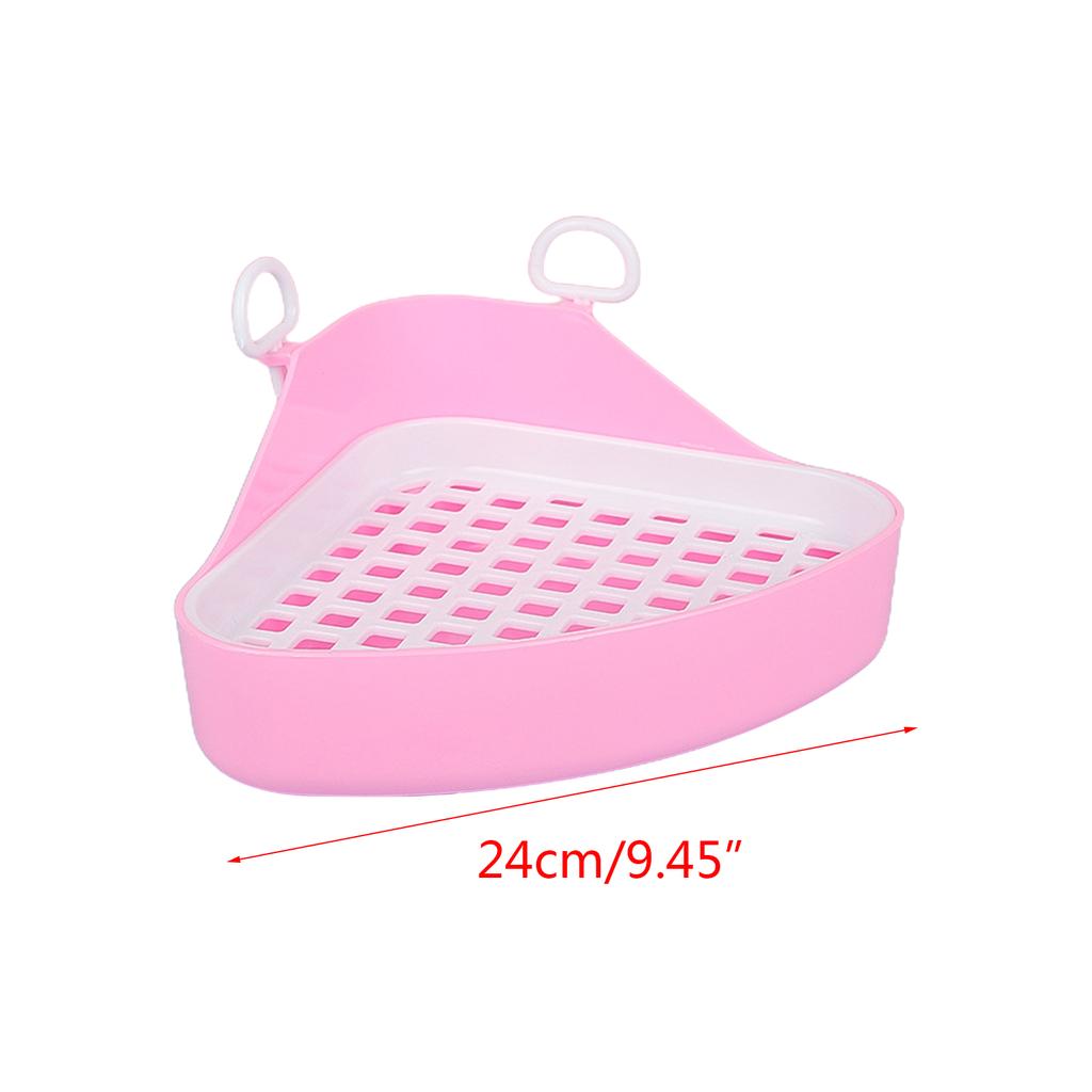 Rabbit Corner Toilet Rabbit Litter Box Corner Rabbit Trays For Cage Rabbit Potty Training Litter Rabbit Litter Pan Tray