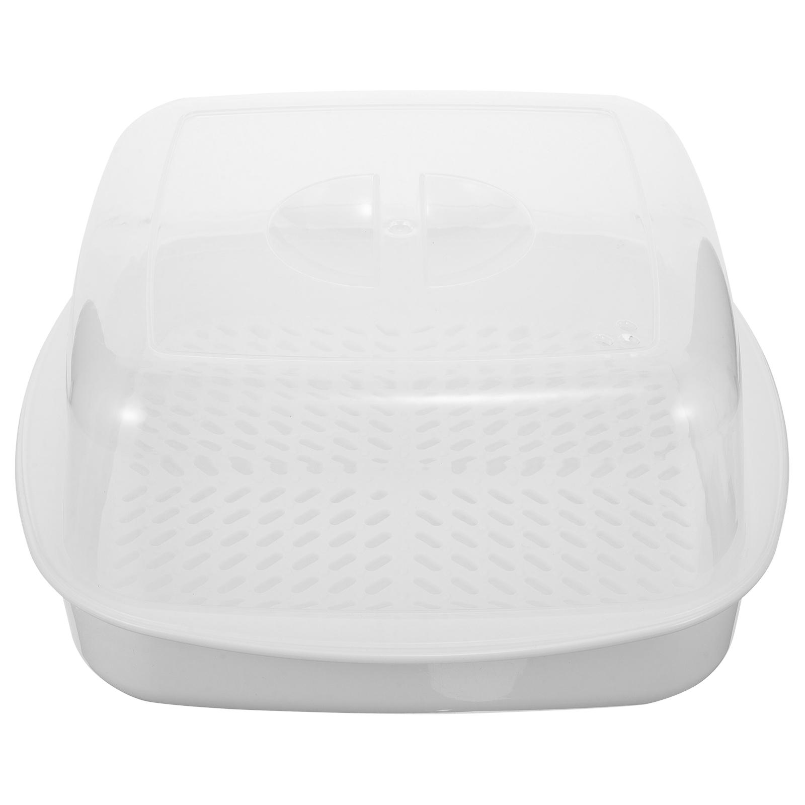 

Корзина для микроволновки и пароварки для димсамов, контейнер для приготовления кукурузной еды, многофункциональная бытовая посуда из полипропилена белый