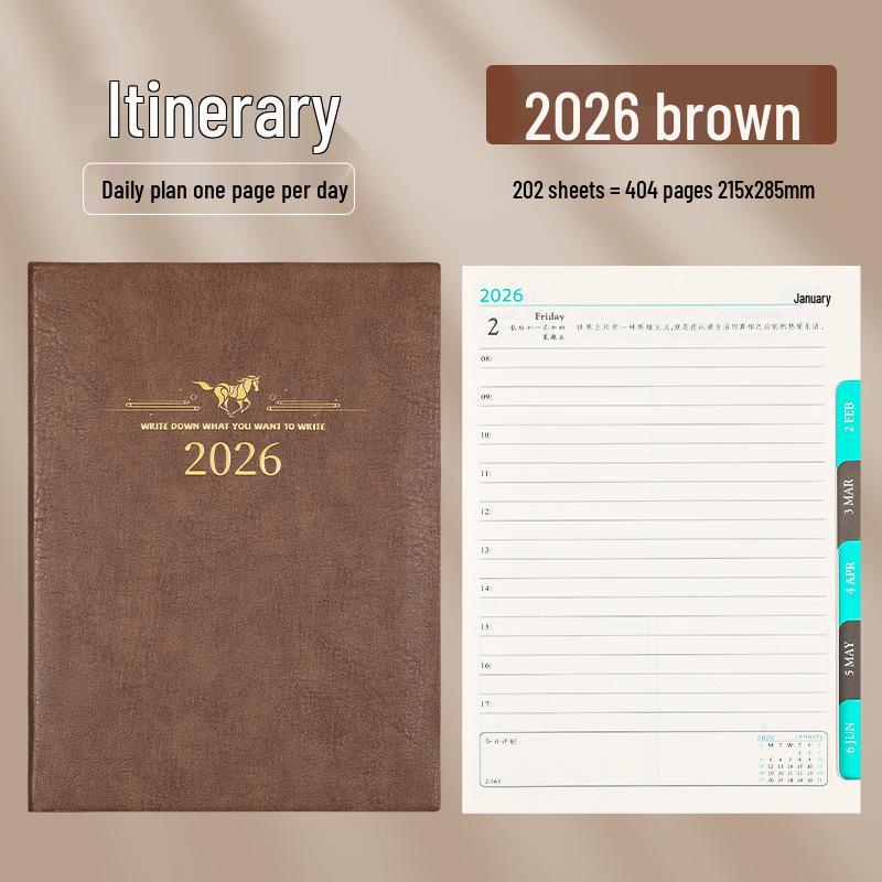 

2026 A4 Thick Diary: Time Management & Study Planner for Postgraduate Exam Efficiency
