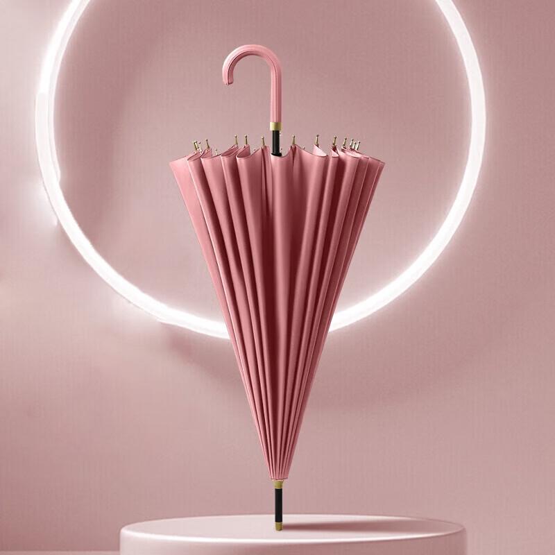 Maydu 24-Rib Automatic Windproof Long Handle Umbrella