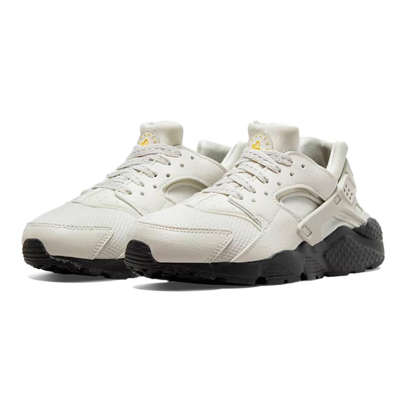 Nike Huarache Run 'Light Bone Black' GS Sneakers DQ1103-001