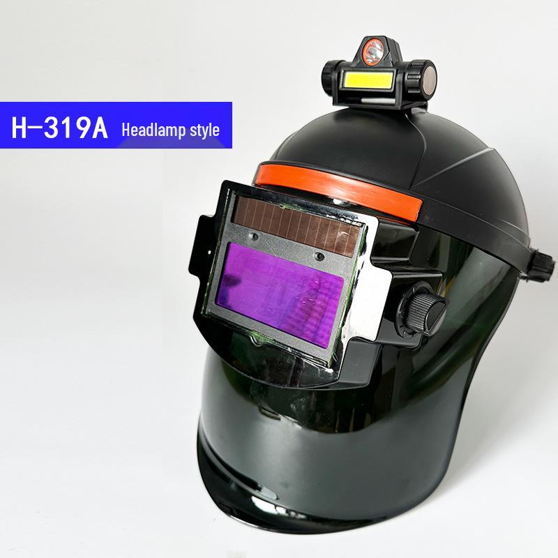 True Color Auto-Darkening Welding Helmet with Large Screen for Argon Arc Safety
