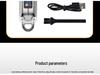 Professional Grade Electric Hair Clipper for Men with Digital LCD and Stainless Steel Blades