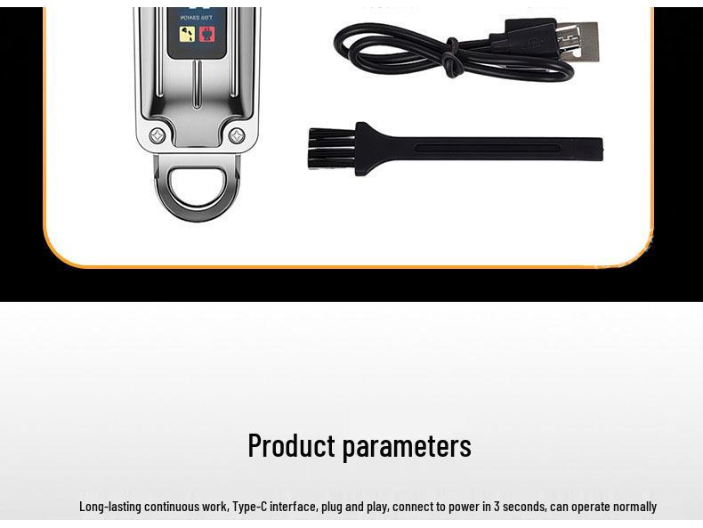 Professional Grade Electric Hair Clipper for Men with Digital LCD and Stainless Steel Blades