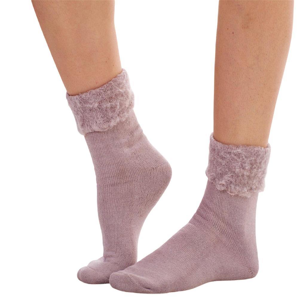 Soxy Womens/Ladies Thermal Fleece Socks (Pack of 6)