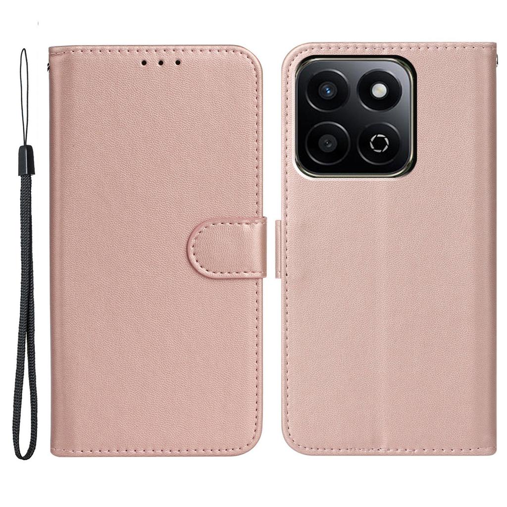 Etui dla Honor X7c 4G/Honor 200 Smart 5G z uchwytem na karty, skórzane PU, portfel z klapką, pokrowiec na telefon