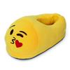 Emoji Plush Slippers With Nonslip Rubber Sole For Home Comfort And Relaxation