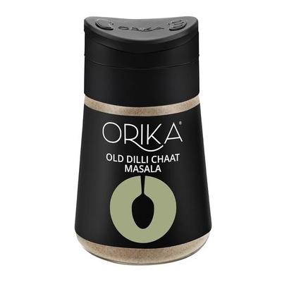 Orika Old Dilli Chat Masala - Mélange d'épices premium, 100% pur et naturel, parfait pour aromatiser les snacks et plats indiens, 90g