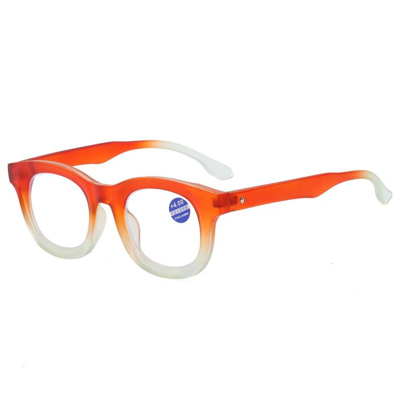 

2 Pcs Reading Glasses Classic Fashion Anti-Blue Light Reading Eyeglasses Foldable Comfortable Presbyopia Eyewear +400