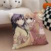 Gl Anime C-Citrus Hot Pillow Case Anti-Dustmite Pillowcase Invisible Zipper Silky Short Plush Sofa Cushion Cover