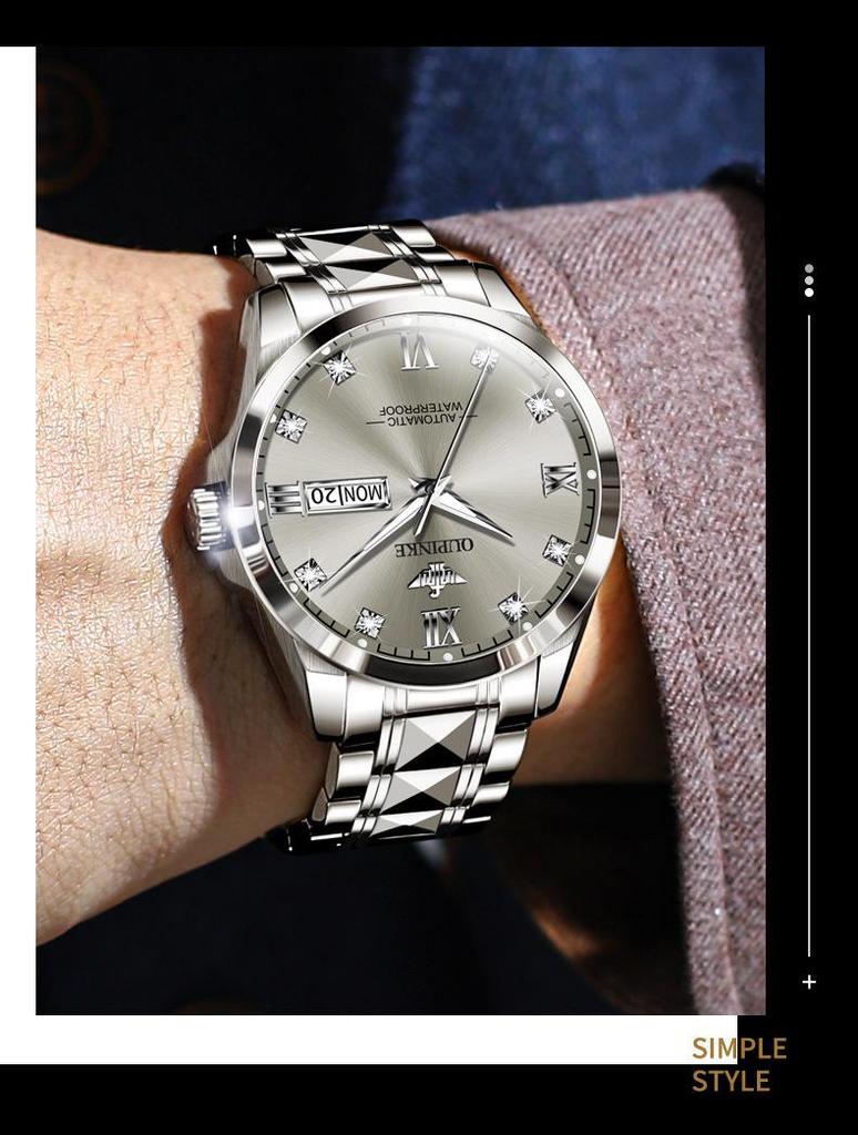 Oupinke High-End Men's Automatic Mechanical Watch - Premium Imported Movement