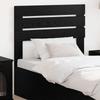 Headboard In Black Oak Look Made of Wood Based Material