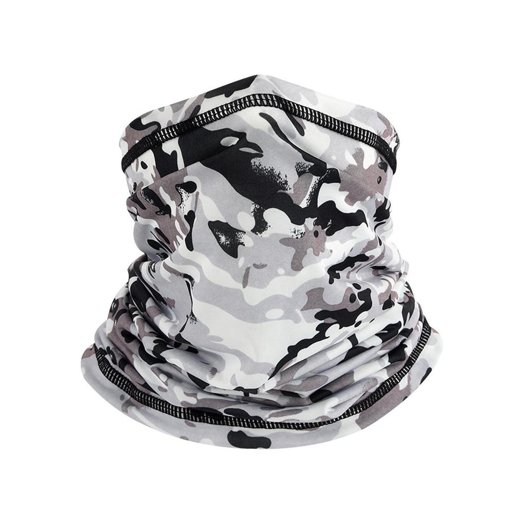 Atmungsaktiver Eisseiden-Nackengamasche: Sonnenschutz, Angeln, Radfahren, Gesichtsmaske & Wärmer