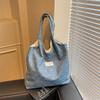 Large Capacity Denim Bag Women's New Summer Versatile Shoulder Bag Casual Class Commuter Tote Bag