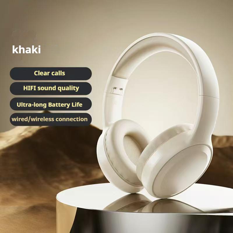 

TH30 HIFI Shocking Bass Headsets Wireless Bluetooth Headphones Noise Reduction Sports Gamer Earphones with HD Mic Support TF/AUX хаки