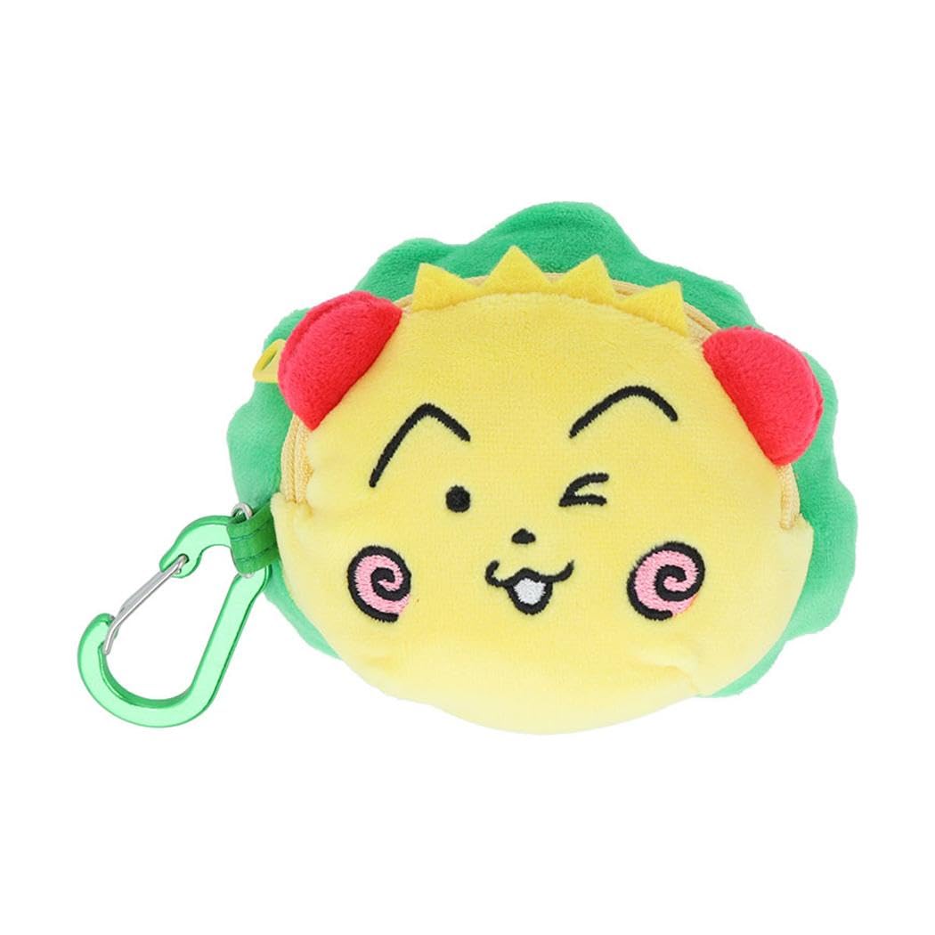 

Stationery Sakura Momoko Theater Merchandise Mini Pouch Plush Toy with Special S2221543 Sun-Star Coji-Coji Carabiner, Face,