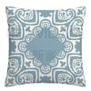 Federa cuscino geometrica lino blu lago bianco fodera cuscino divano decorazione casa può essere personalizzata per te 40x40 45x45 50x50 60x60
