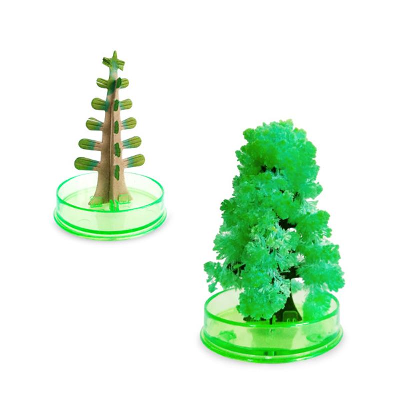 Mini Crystallized Christmas Tree Interesting Romantic Growing Blossoming Christmas Tree 2024 Kids Children Funny Gifts Handmade