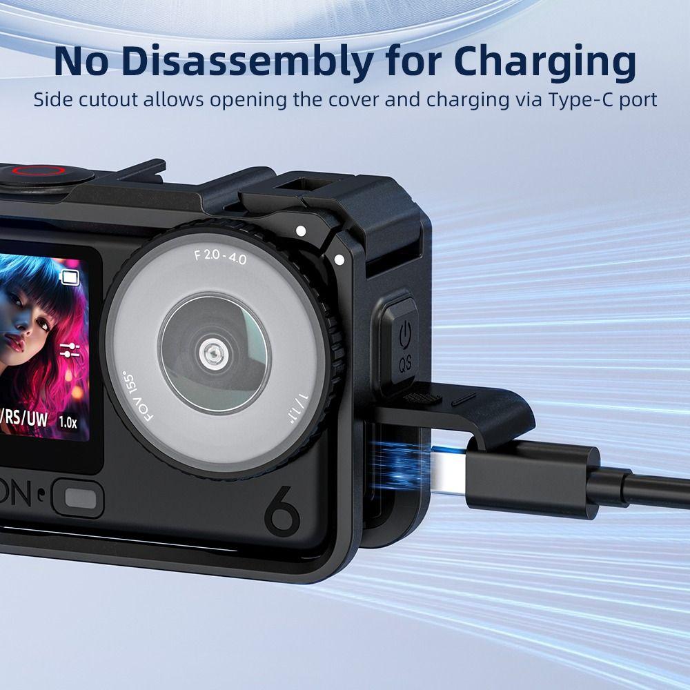 Ochranný rámeček s držákem Cold Shoe pro kameru DJI Osmo Action 6