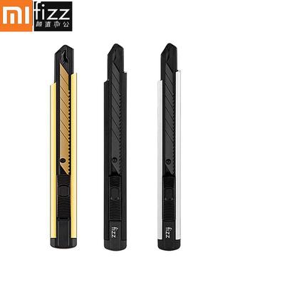 Xiaomi Fizz Utility Knife Aluminum Alloy Self-Locking Design Sharp Angle With Fracture Knife Cutter Home Office