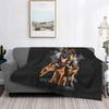 German Shepherd Blanket Dog Flannel Throw Bed Blankets Cozy Lightweight Soft Bedspreads Bedding for Sofa Couch Bed Home Decor