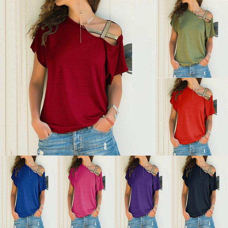 Premium Quality Womens Loose Blouse Casual Shirt Top Short Sleeve For Daily Comfort