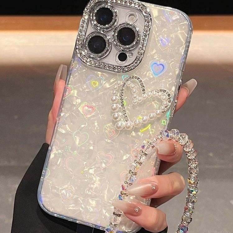 Porous Love Heart Shell Case for iPhone 17 Pro Max/15 Pro/12
