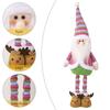 Colorful Santa Claus Snowman Retractable Doll Cute Merry Christmas Decoration  Home Decoration