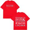 Rapper Melendi La Promesa Letters Print Tshirt Unisex Unisex Fashion Tshirts Short Sleeve Casual Cotton T Shirts Fan Gifts Tops