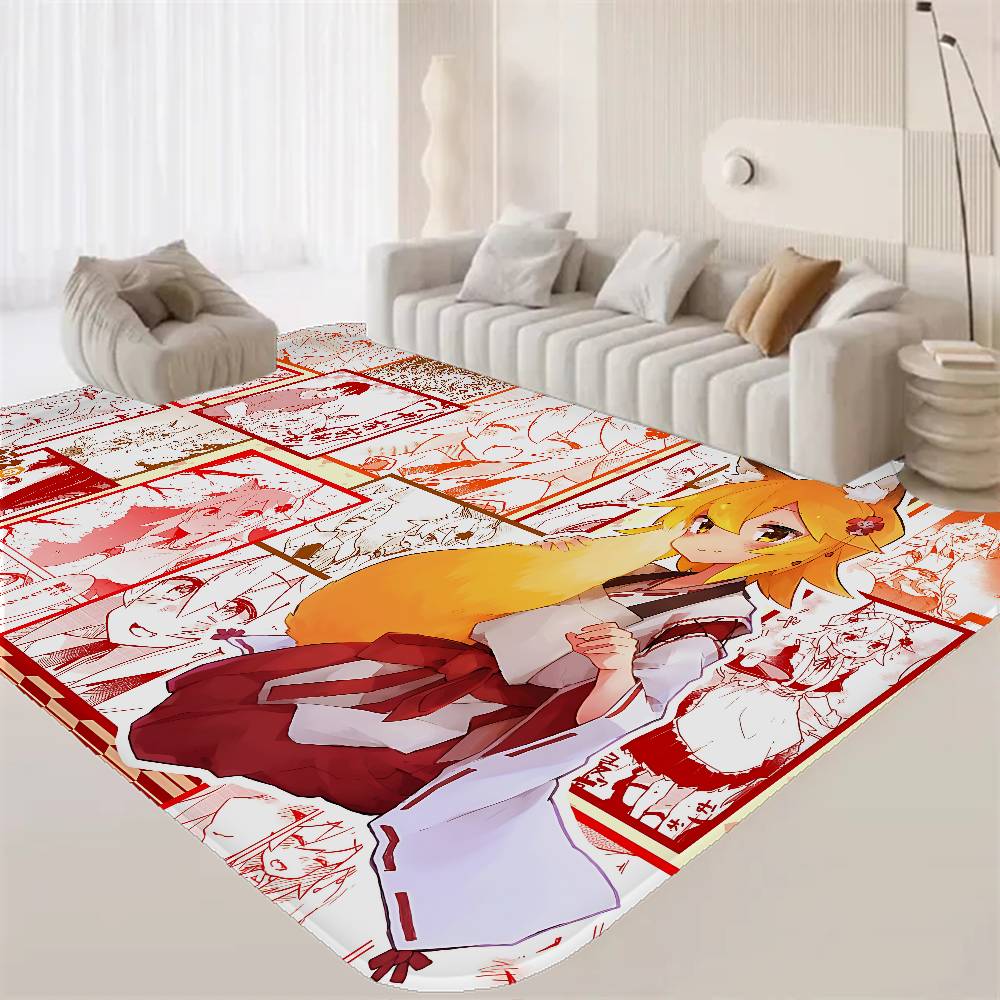 The Helpful Fox Senko San Room Mats Cheaper Anti-slip Modern Living Room Balcony Printed Welcome Rug