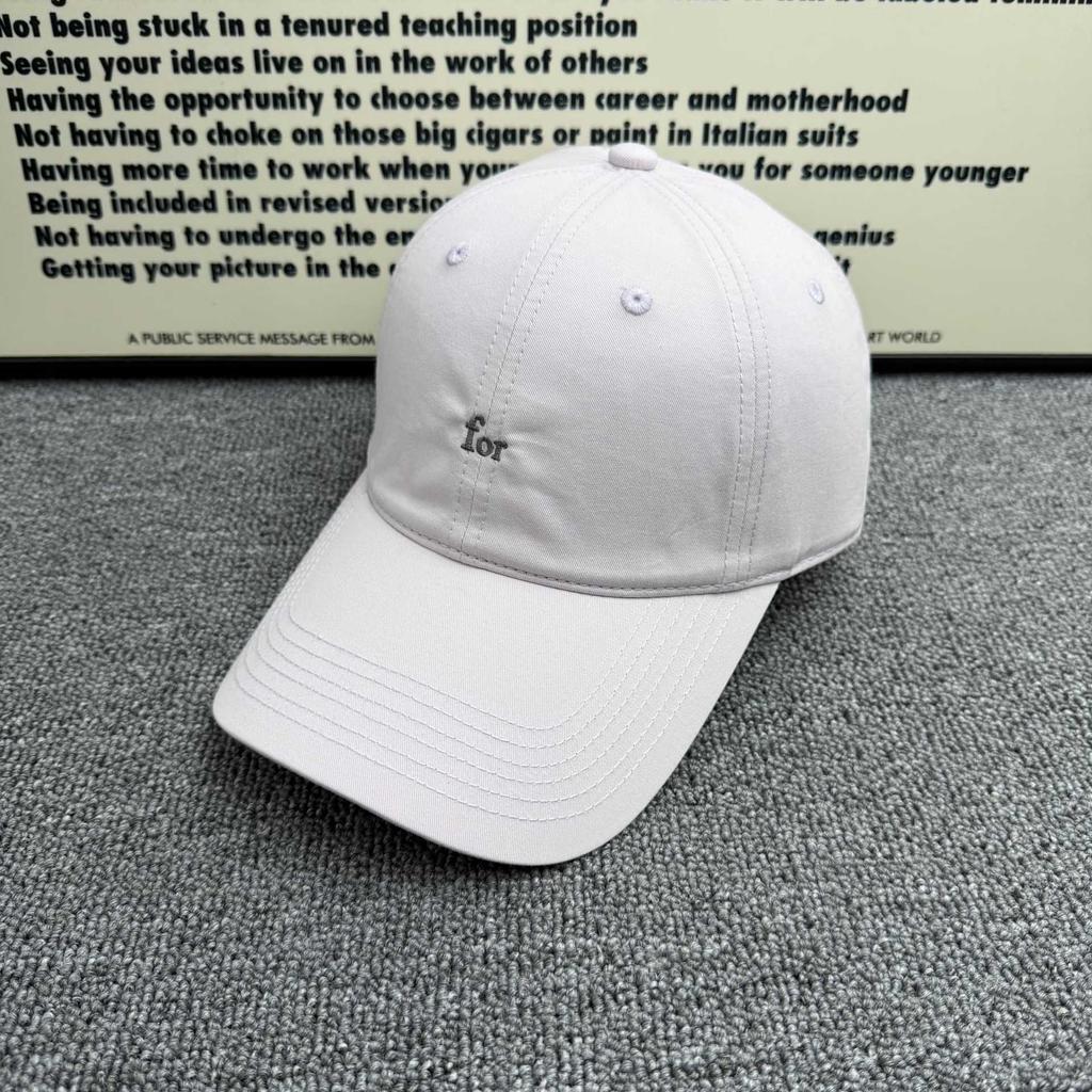 Premium Minimalist Baseball Cap Small Letter Embroidery Soft Top Versatile Sunscreen Cap Commuter Spring and Summer Cap