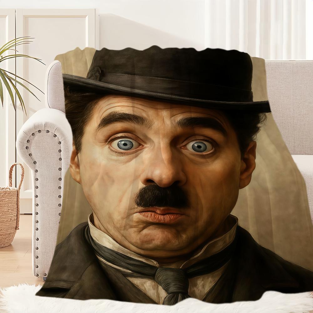 

Актер C-Чарли C-Чаплин Плед Плед для Дивана Дивана Путешествий Дома Пикника Фланелевый Плед подарок на день рождения Теплый Удобный 30x40in