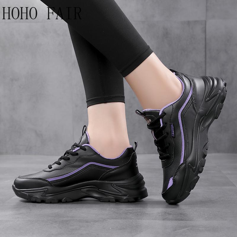 Autumn and Winter Women's Dad Shoes Sports Shoes Fashion Casual Shoes Large Size Thick Sole Height Increase Women's Shoes