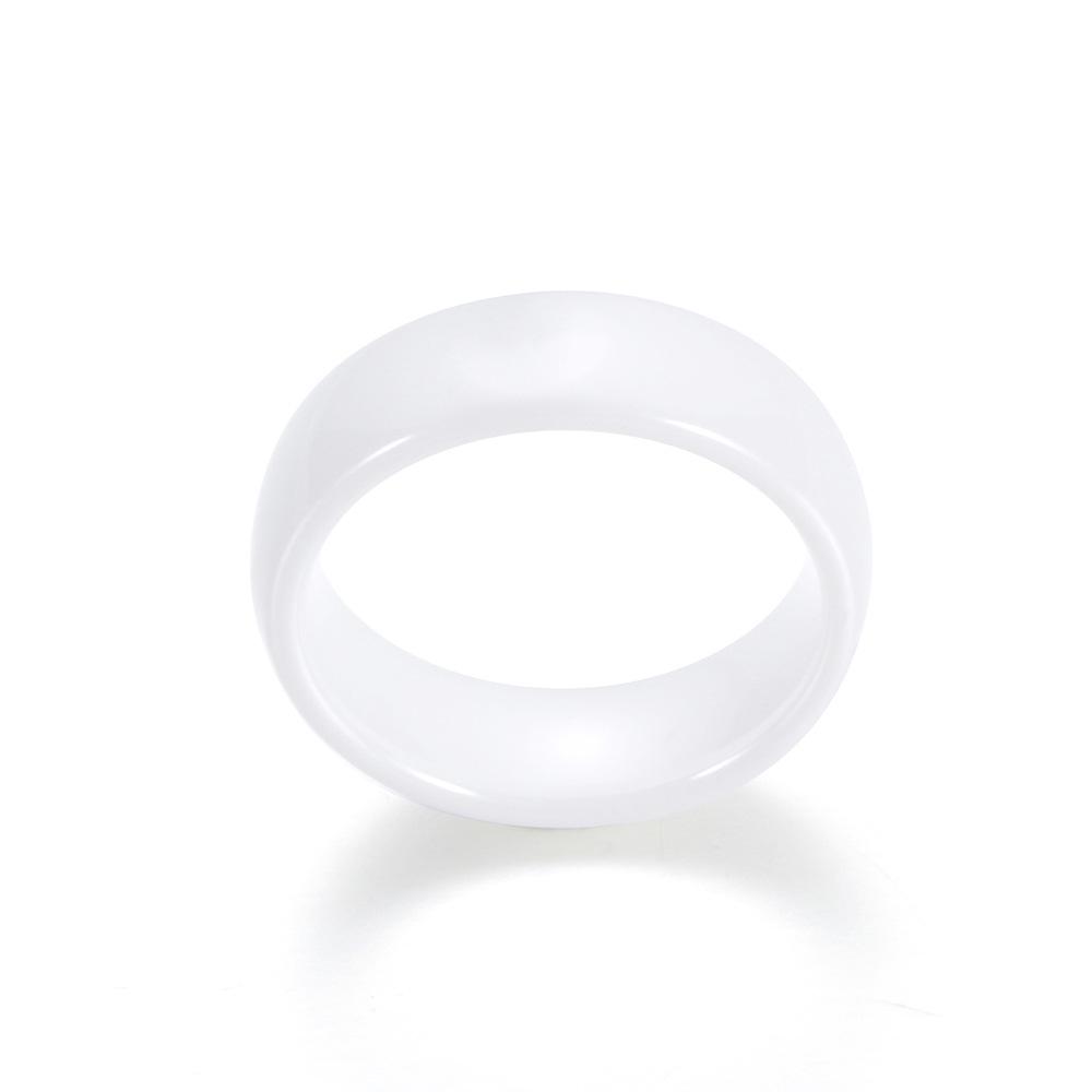 Beliebter 6MM Glatter Keramikring - Einfaches, Vielseitiges Partner-Matching-Accessoire